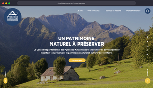 Aperçu de la page d'accueil du CD64